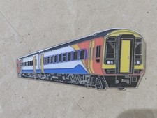 EMT Class 158 Enamel Brooch Pin Train Badge