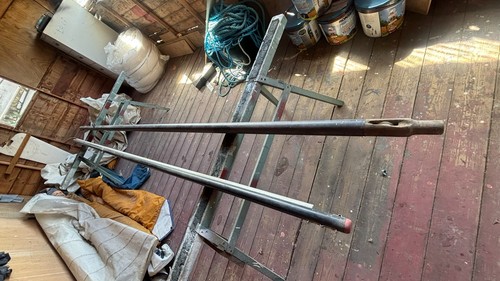 Mirror dinghy mast gaff - mirror, in