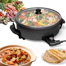 SUPERLEX 1500W Electric Multi Cooker Pot Frying Pan Meal Maker Skillet Large UK