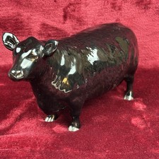 Beswick Aberdeen Angus Cow Model No. 1563 Black Gloss Finish