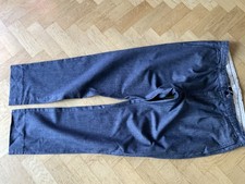 GANT Mens Cotton Linen Trousers Size W32 L32 Blue 