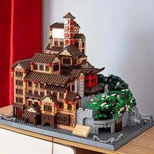 3687pcs mini cave building - 3687pcs,
