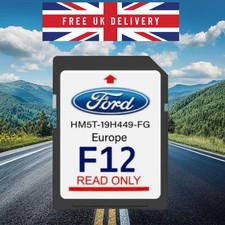 Latest FORD F12 SYNC2 Navigation SD Card UK + Europe Maps 2024/2025