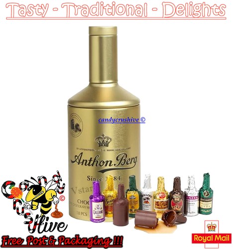 Anthon berg gold bottle gift - gold,