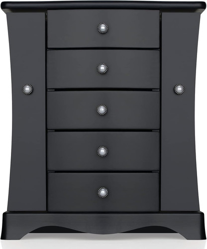 Elegant black wooden jewelry - elegant,