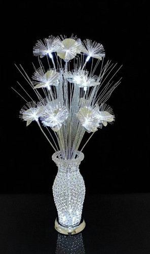 Fiber optic crystal table lamp - fiber,