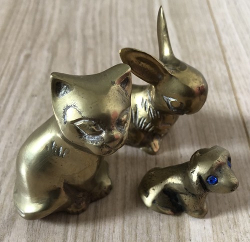 Vintage brass animal - 3,
