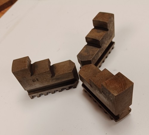 Lathe chuck jaws external - jaws,, 6"