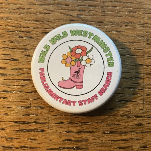 Tin trade union badge unite - tin,