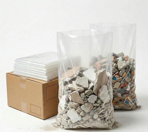 Clear rubble sacks builders - rubble,