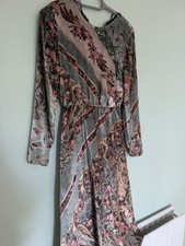 Zara Trafaluc Velvet Dress S