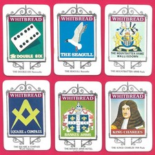 Whitbread Inn Signs Bournmouth "History" Series Six Cards