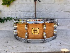 ✮ RARE ✮ YAMAHA OAK CUSTOM 14" x 5.5" SNARE ✮ NATURAL ✮ AMAZING SOUND !