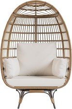 360° Swivel Rattan Egg Chair