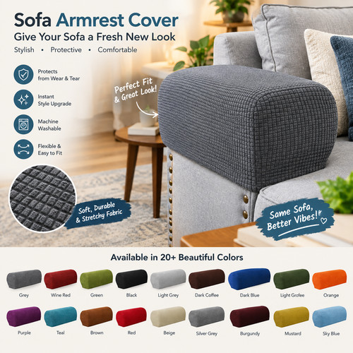 2pcs sofa armrest covers - 2pcs,