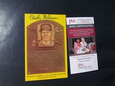 Bob Gibson Signed HOF Post Card JSA Certified 