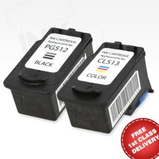 1 BLACK + 1 COLOUR Non-OEM Inks for CANON MP230 MP235 MP240 MP250 MP260 MP270