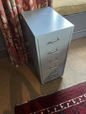 IKEA 6 Drawer Filing Cabinet In Duck Egg Blue.