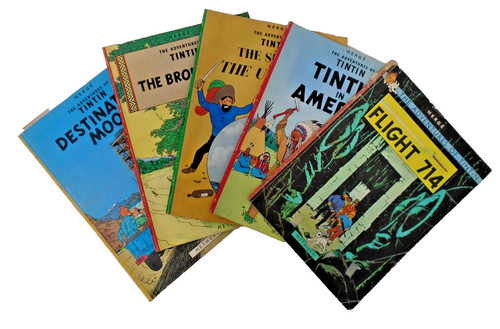 Vintage tintin comic - 5,