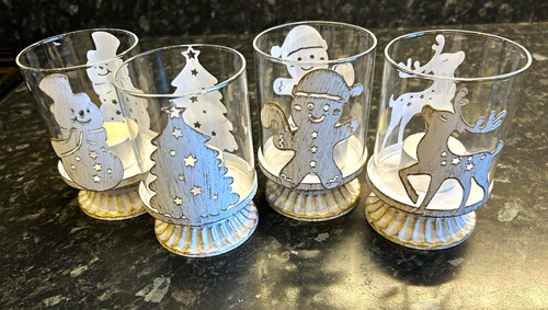Set christmas glass - set, 4
