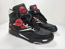 Reebok Pump Twilight Zone Wilkins Sz 11.5 Men's Basketball Shoes Black Red Rare 