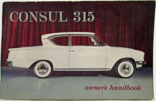 1962 ford consul 315 owners - ford,