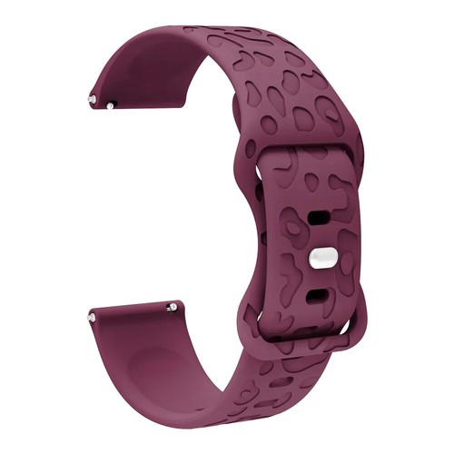20mm leopard print silicone - 20mm,