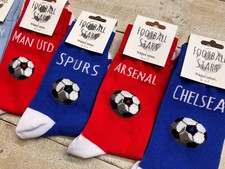 UK 8-12 FOOTBALL LUCKY SOCKS -