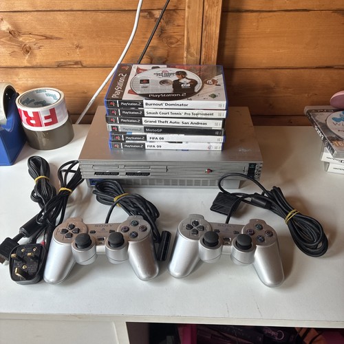 Sony playstation ps2 silver - ps2,