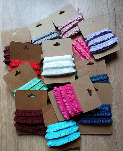 10mm pleated stretch trim - stretch,