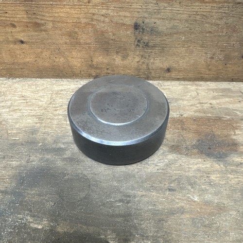 Vintage round steel bench - steel,