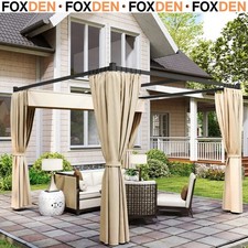 Metal Pergola with Retractable