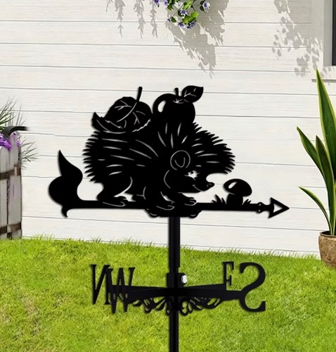 New metal hedgehog - new,