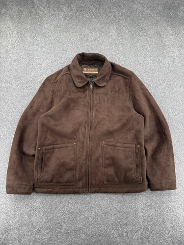 Vintage columbia brown faux - vintage,
