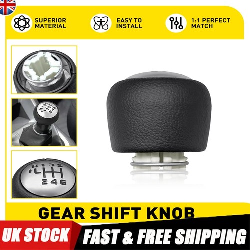 Gear knob black - gear, 6