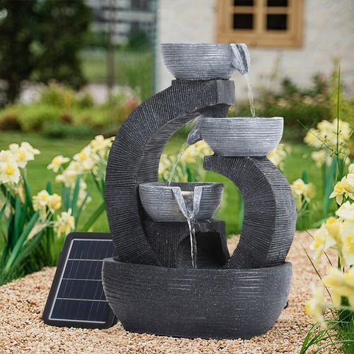 Solar garden rock water - solar,