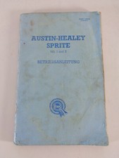Operating manual austin - operating,
