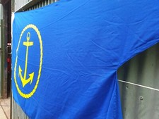 Ex Royal Navy Royal Fleet Auxiliary Naval Flag Commodore 135cm X 275cm Ex MOD