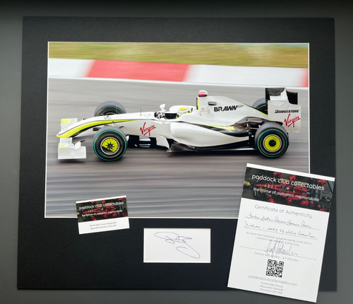 Jenson button genuine hand - button,