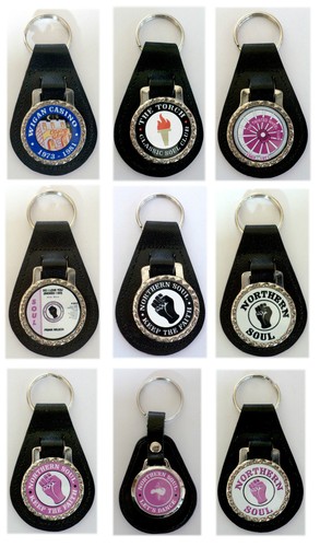 Northern soul keyring key - soul,