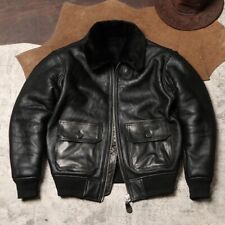 Men's B3 Geniune Aviator G11 Premium Sheepskin Leather Jacket Flying Pilot Coat