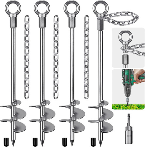 Pack ground anchor - ground,