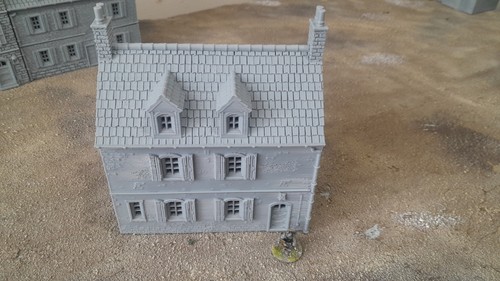 28mm rural normandy house 2 - ,