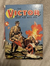 The Victor Book For Boys 1974 Annual Unclipped Acceptable Condition