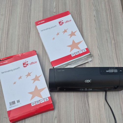 Gbc fusion 1000l laminator - gbc,