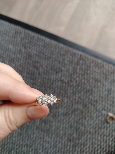 Ladies 9ct yellow gold ring - ladies,