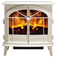 Dimplex Fullerton Optiflame Freestanding Electric Stove 2kW - Cream FLN20