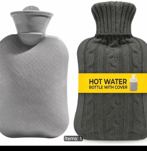 Hot water bottle - hot, with