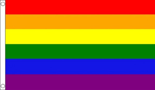 Rainbow flag gay pride - x,
