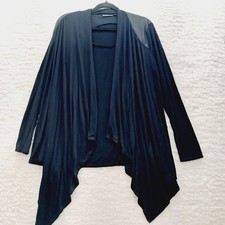 Cardigan open kimono - kimono, black